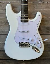 Usato, Chitarra elettrica Stratocaster Vision Nuova Bianca White Electric Guitar usato  Afragola