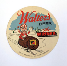 Vintage Walter's Cerveja neve cano Snowmobile Natal Adesivos e decalques de Inverno Sinal comprar usado  Enviando para Brazil