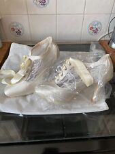 Ivory satin wedding for sale  Shipping to Ireland