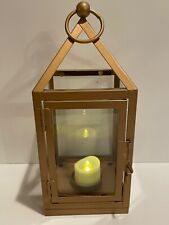Gold metal lantern for sale  Winfield