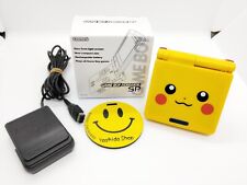 Usado, Nintendo Gameboy Advance SP Pikachu Pokémon Reshell *Tela de vidro e bateria nova* comprar usado  Enviando para Brazil