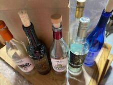 Lote/6a de etiquetas de garrafas de vinho de vidro misto vazio licor vermelho/branco lavado artesanato comprar usado  Enviando para Brazil