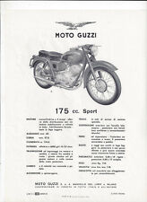 Moto Guzzi 175 Lodola Sport 1956 folleto folleto original segunda mano  Embacar hacia Argentina