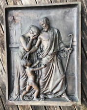 Antikes bronze relief gebraucht kaufen  Michelbach a.d. Bilz