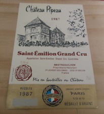 étiquette vin château d'occasion  Sainte-Marie