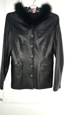 Womens leather hooded for sale  Parrish