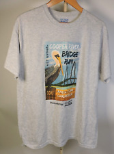 Usado, Camiseta para hombre gris logotipo gráfico ""41st Annual Cooper River Bridge Run"" talla L 2018 segunda mano  Embacar hacia Argentina