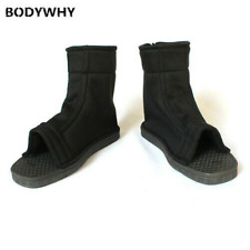 Sapatos cosplay preto algodão sandálias macias botas sandálias top quente, usado comprar usado  Enviando para Brazil