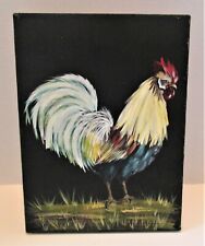 Vintage rooster painting for sale  Myrtle Beach