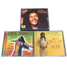 Lote de 3 CDs de Música Reggae Bob Marley Culture Pure Reggae Compilação comprar usado  Enviando para Brazil