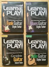 Used, Learn2Play 4 x PC CD-ROM Discs - Indie - Blues - Funk - Complete Guitar Chord for sale  Shipping to South Africa