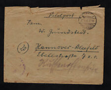 Feldpost II. WK - Brief mit Inhalt 1945 aus Döbern Niederlausitz nach Hannover   gebraucht kaufen  Leegebruch