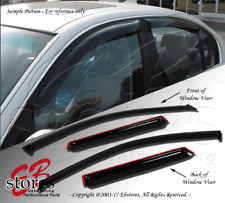 Para 2003-2008 Toyota Corolla Sedan Fume Janela Viseira Rain Guard 4pcs Conjunto comprar usado  Enviando para Brazil