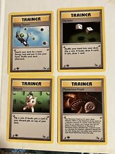 HIGH GRADE COMPLETE Common Trainer Set 1ST EDITION Fossil Pokemon Cards M/NM for sale  Fountain Hills