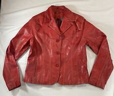 Usado, Jaqueta de couro vintage Wilsons vermelha feminina pequena  comprar usado  Enviando para Brazil