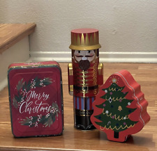 Assorted christmas tins for sale  Victorville
