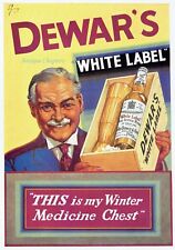 Dewar white label for sale  WORCESTER