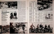 Greenhorn Enduro 1957/Eddie Day/Triumph - artículo de motocicleta vintage de 2 páginas segunda mano  Embacar hacia Argentina