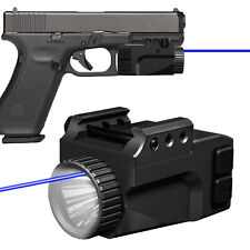 Lanterna tática 800LM mira laser azul combo pistola recarregável Picatinny comprar usado  Enviando para Brazil