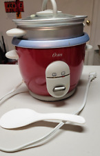 Vaporizador/fogão elétrico de arroz Oster 3 xícaras modelo 4722-000 vermelho sem caixa vida útil no dormitório comprar usado  Enviando para Brazil