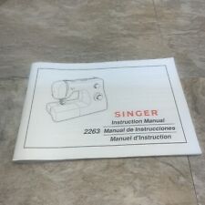 Singer 2263 instruction for sale  Stevensville