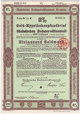 Sächsische bodencreditanstalt for sale  BIRMINGHAM