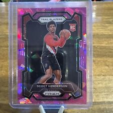 2023- 24 PANINI PRIZM SCOOT HENDERSON PINK CRACKED ICE ROOKIE CARD for sale  Shipping to South Africa