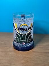 NFL Los Angeles Chargers 2 Logotipos Caneca Freezer Cristal Cerveja Azul FUN  comprar usado  Enviando para Brazil