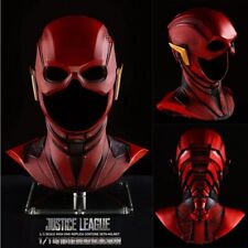 Justice League The Flash Barry Allen capacete escala 1/1 réplica high-end máscara adereço comprar usado  Enviando para Brazil