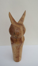 Wooden carved hare for sale  PETERBOROUGH