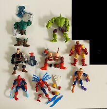 Lot 8 Marvel Mashers Spiderman Ironman Hulk Hobgoblin Skaar Winter Toys, used for sale  Shipping to South Africa