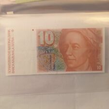 banconote franchi svizzeri usato  Crema
