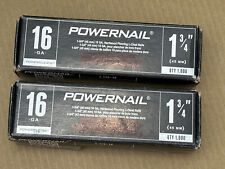 Unhas para piso de madeira Powernail L17516 calibre 16 1-3/4 polegadas comprimento L-Cleat comprar usado  Enviando para Brazil
