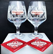 Cruzcampo pint chalice for sale  MANSFIELD