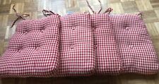 gingham chair pads for sale  CRANBROOK