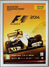 Pôster promocional Fórmula 1 F1 2014 RARO PS3 PC XBOX 360 42cm x 59cm comprar usado  Enviando para Brazil