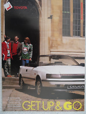Toyota brochure c1988 for sale  BOURNEMOUTH