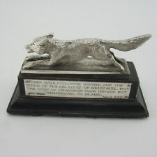 Sterling silver fox for sale  CHELTENHAM