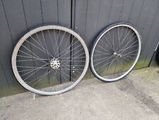 Pair Of 27 X 1 1/4" Alumlite Bicycle Wheels Dunlop La C30 for sale  Shipping to South Africa