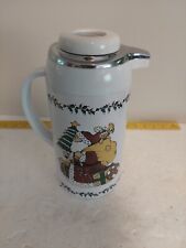 Vintage Retro Christmas Santa Claus Hot Cold Beverage Dispenser Coffee  for sale  Shipping to South Africa