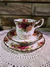 Used, VINTAGE ROYAL ALBERT BONE CHINA ENGLAND 'OLD COUNTRY ROSES' TRIO C1962 for sale  Shipping to South Africa