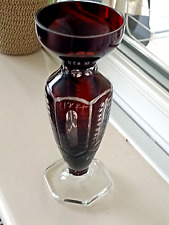 Ruby cut glass for sale  BEXHILL-ON-SEA