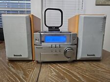 Sintonizador de radio FM y AM reproductor de CD Panasonic SA-PM03 con 2 altavoces estéreo FUNCIONANDO segunda mano  Embacar hacia Argentina
