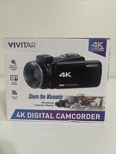 Videocámara compacta Vivitar DVR4K-BLK - negra segunda mano  Embacar hacia Argentina