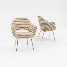 Cadeira executiva 2009 Eero Saarinen para Knoll em tecido listrado 12+ disponível comprar usado  Enviando para Brazil