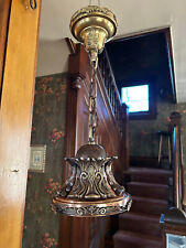 Ornate brass pendant for sale  Wellsville