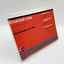 Zettelmeyer knicklader 500 gebraucht kaufen  Emden