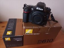 Nikon d610 24mp for sale  PEACEHAVEN