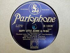 Usado, ANNY AHLERS - Happy Little Jeanne / To-day / Beauty 78 rpm disc (A+) comprar usado  Enviando para Brazil