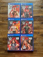 WWE 2K15, 2K16, 2K17, 2K18, 2K19 & 2K20 Lot PS4 PlayStation 4, used for sale  Shipping to South Africa